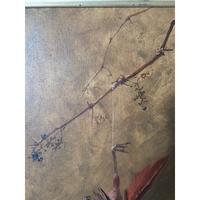 Thomas Kegler "Homage in Vermillion" Oil Painting For Sale - Image 4 of 10
