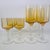 1960s Mid-Century Modern Bohemia Crystal Amber Stemware Service for Four - 12 Pieces For Sale - Image 13 of 14