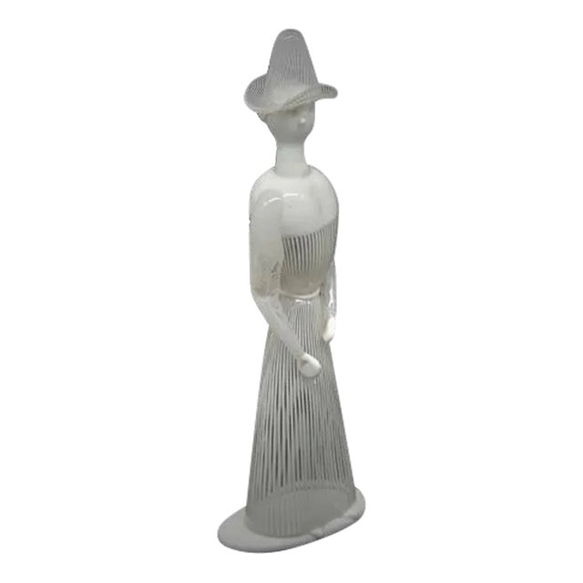 Vintage Murano Glass Figurine by Fulvio Bianconi for Venini For Sale