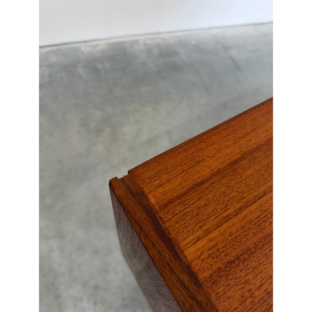 Mid Century Danish Modern Low Teak Credenza Sideboard For Sale - Image 11 of 12