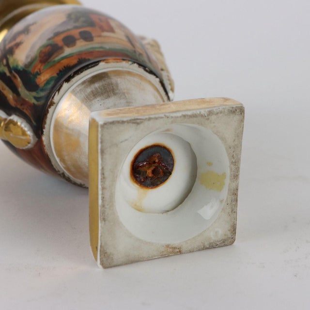 Empire Style Porcelain Vases, Set of 2 For Sale - Image 10 of 12