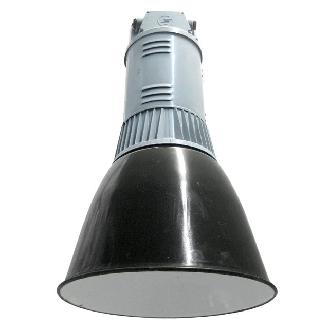 industrial hanging lamp black enamel shade metal top E27 / E26 Up to 250V (Europe/UK Standard).The wiring of this item may...