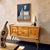 Mid-Century Modern French Acrylic on Canvas Surrealism Painting, 1963 For Sale - Image 3 of 11