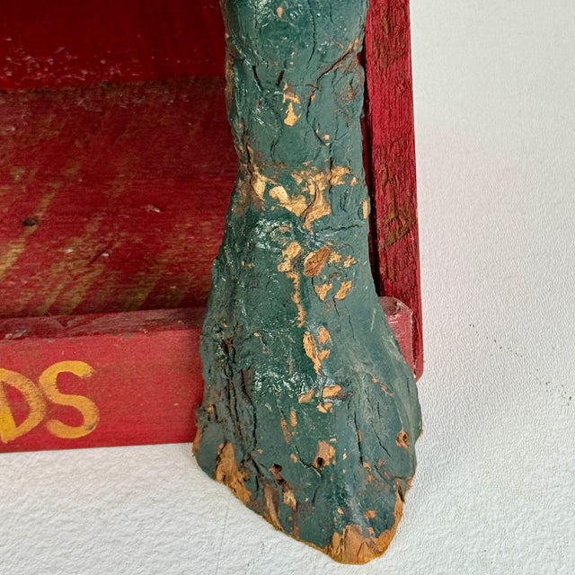 Late 20th Century Vintage "Christmas for the Birds" Bird House From the American Folk Art Museum, New York City For Sale - Image 5 of 11