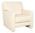 Cream Leather Armchair from Musterring For Sale