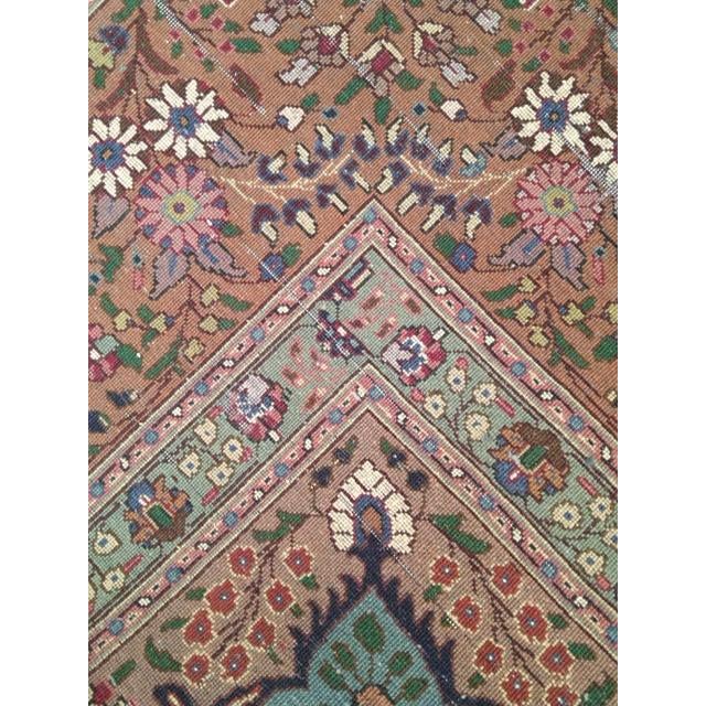 Vintage Persian Tabriz , 8'3" X 11'3" For Sale In New York - Image 6 of 7
