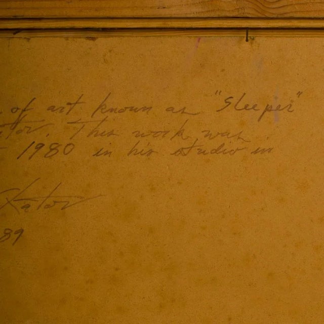 Roman Chatov (Russian-America B. 1900 - D. 1987) "Sleeper" Oil Painting For Sale - Image 9 of 13