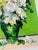 Contemporary Impressionist Still Life Oil Painting of White Flowers For Sale - Image 3 of 4