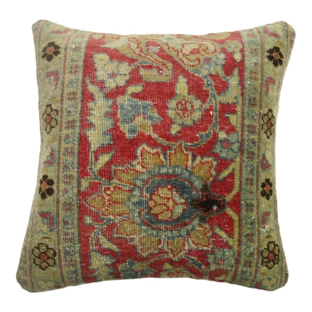 Tabriz Rug Pillow rug no. p2152 For Sale