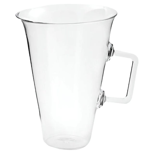 Mint Blown Glass Carafe by Aldo Cibic for Paola C. For Sale