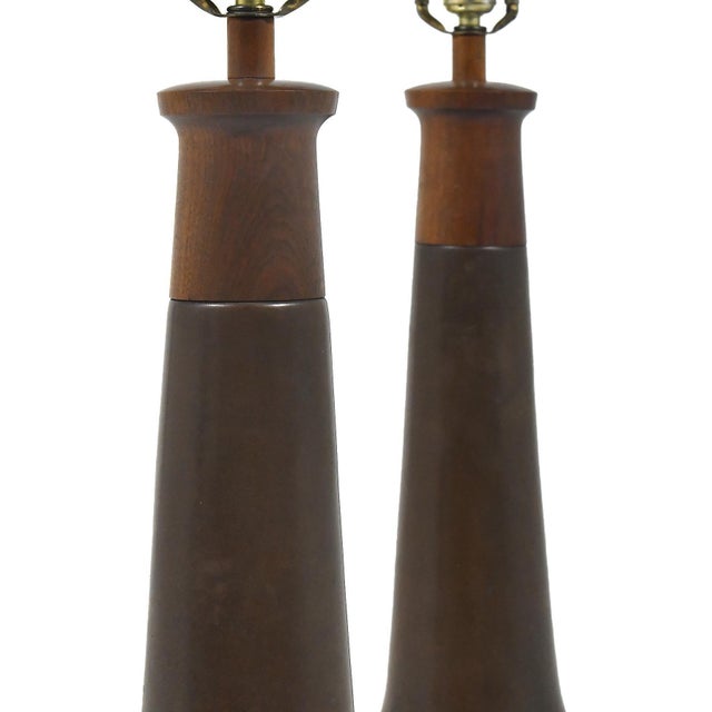Mid 20th Century Mid 20th Century Gordon & Jane Martz Model 165 Table Lamps for Marshall Studios (Pair) For Sale - Image 5 of 10