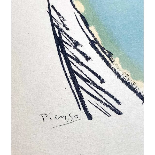 Pablo Picasso Pablo Picasso Limited Edition Lithograph "Study for Demoiselles D'Avignon" | Signed For Sale - Image 4 of 5