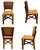 1970s Bamboo and Woven Rattan Dining Chairs- Set of 4 For Sale - Image 10 of 10