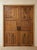 Rustic Modern Floral Carved Wooden Entry Door Panels 80x30 For Sale - Image 10 of 10
