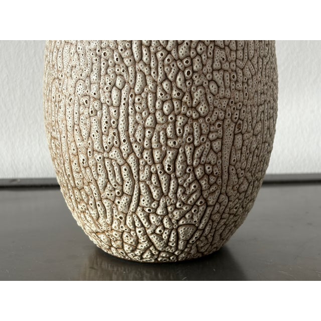 Hand-Thrown Ceramic Vase with Shrink Glaze by Albert Kiessling, 1950s For Sale - Image 15 of 18