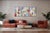 2026, Bauhaus Geometric Triptych Painting in Vivid Pastel Tones, Chromatic Deco Radiance, Acrylic Paint on Watercolor Paper For Sale - Image 11 of 11