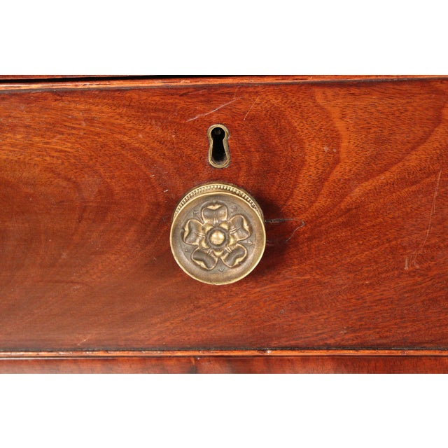 Brown Early 19th Century George III Mahogany Chest of Drawers For Sale - Image 8 of 11