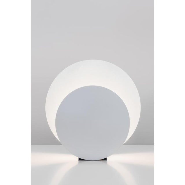 Phobos The Eclipse Table Lamp in Varnished Aluminium by Joana Teixeira For Sale - Image 4 of 12