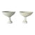 Cast Stone/Pottery Planters, a Pair, in the Style of Willy Guhl For Sale