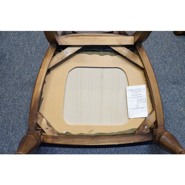 Early 21st Century Thomasville Furniture Solid Cherry Contemporary Traditional Style Wheat Back Dining Side Chair 19242 For Sale - Image 5 of 9