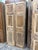 Brown Hand Carved Wood Double Doors – Vintage Pantry & Closet Door 80x34 For Sale - Image 8 of 9