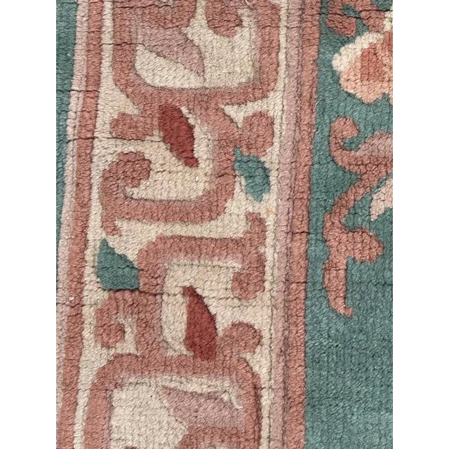 1960s Small Chinese Art Deco Rug, 1960s For Sale - Image 5 of 13