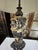 Antique Chinese Elaborately Carved Natural Hard-Stone Table Lamps—A Pair For Sale - Image 10 of 18