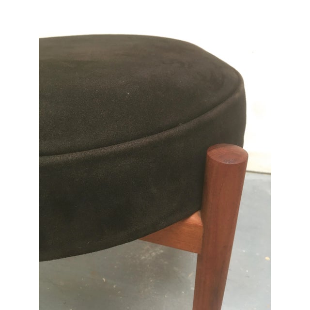 Mid-Century Modern Mid-Century Solid Teak Stool from Spøttrup For Sale - Image 3 of 8