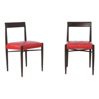 Set of Vintage Wooden Chairs, Germany, 1960s For Sale