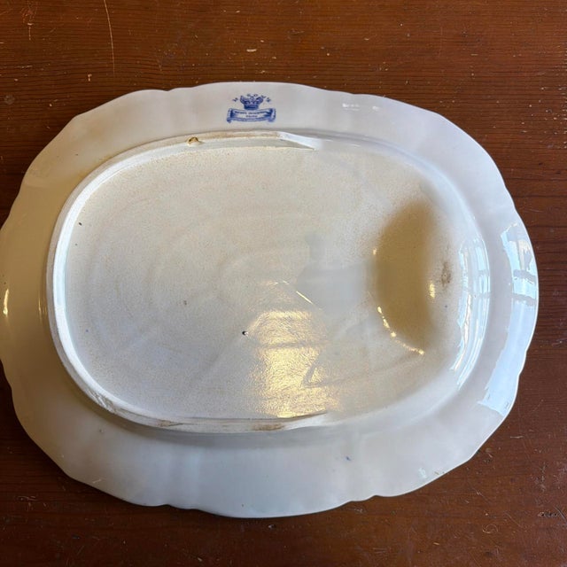 Antique Mason’s Patent Ironstone Well and Tree Platter, Imari Palette, 18¾", Circa 1820-1840 For Sale - Image 9 of 18