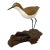 Vintage Hand Carved Sandpiper Shorebird Gus Mirando Nantucket Artist For Sale
