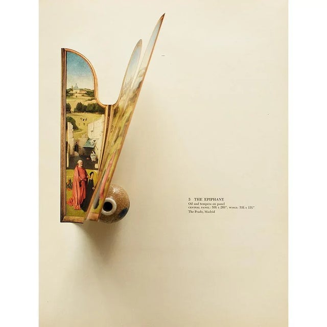 1955 After Bosch "The Epiphany", Vintage Full-Color Print For Sale - Image 4 of 8