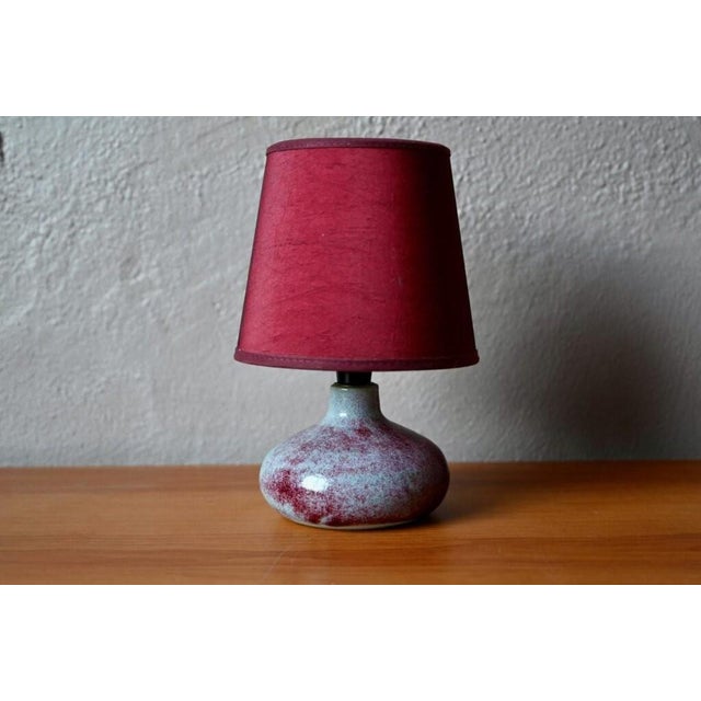 Glazed Stoneware Lamp, 1960s For Sale - Image 3 of 8