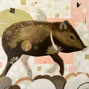 Javelina Angel 1 an Original Painting