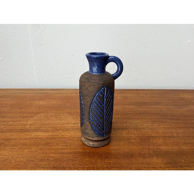 Mid-Century Swedish Studio Pottery Carafe Vase from Laholm, 1960s For Sale - Image 16 of 17