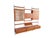Omnia Wall System in Walnut from Hilker, 1960s For Sale - Image 4 of 11