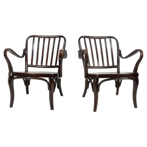 Set of Armchairs No. 752 attributed to Josef Frank for Thonet, 1930s