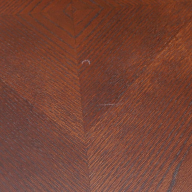 Neo-Baroque Dining Suite in Oak, 1950s, Set of 11 For Sale - Image 6 of 8