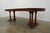 Brown Vintage Tell City Early American Colonial Double Pedestal Extension Dining Table For Sale - Image 8 of 14