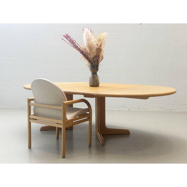 Vintage Swiss Extendable Table in Oak For Sale - Image 11 of 17