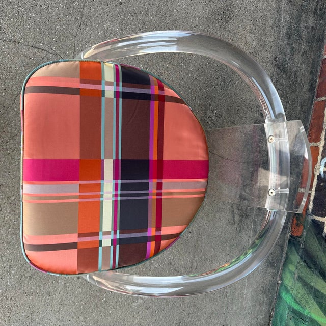 Mid 20th Century Lucite Dining Set by Charles Hollis Jones Mid-Century Modern For Sale - Image 5 of 12