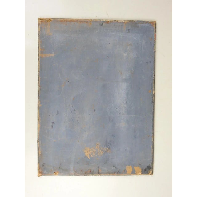 Textile Vintage Mid 20th Century Abstract Portrait Painting of Woman For Sale - Image 7 of 7