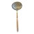 Antique 19th Century Copper & Brass Bed Warmer With Turned Wood Handle For Sale