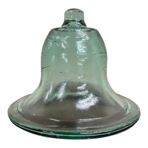 Vintage French Style Aqua Color Glass Garden Cloche
