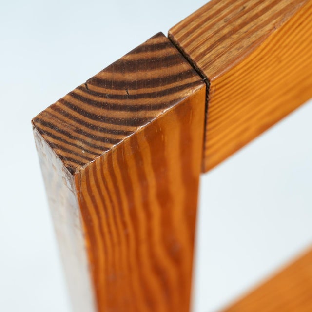 Vintage Pine Dining Chairs with Visible Joints, 1960s, Set of 4 For Sale - Image 4 of 17