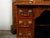 English 19th Century English Georgian Period Mahogany Desk with Ten Graduating Drawers and Shelf For Sale - Image 3 of 12