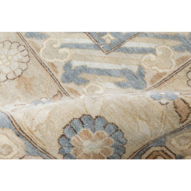 French Modern Samarkand Style Handmade Rug by Doris Leslie Blau For Sale - Image 3 of 6