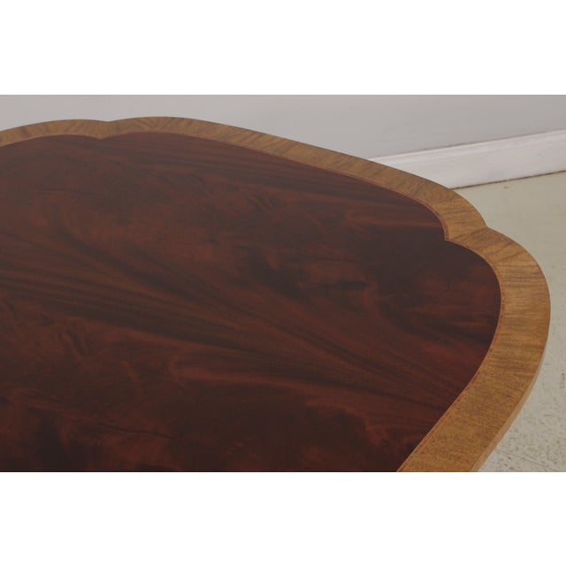 1990s Baker Historic Charleston Mahogany Dining Room Table For Sale - Image 5 of 18
