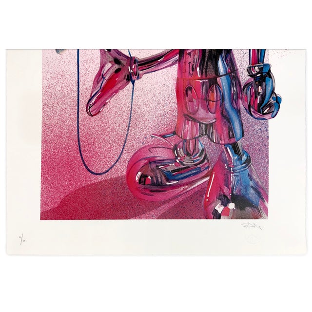 18 color screen print on 300 gsm somerset paper. Hand signed lower right front by Fanakapan. Hand numbered 52/125 lower...