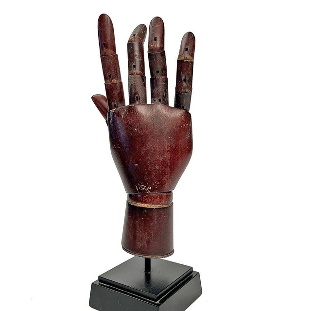 Early 20th Century Articulated Hand Model | Chairish